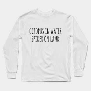 Octopus by Long Sleeve T-Shirt